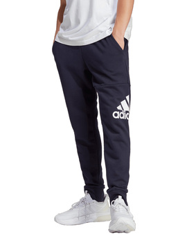 pantalón adidas marino algodón , marino/blanco