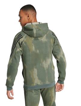 sudadera abierta adidas hombre camuflaje, verde