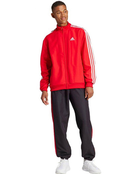 chandal adidas hombre microfibra tres bandas, rojo/negro