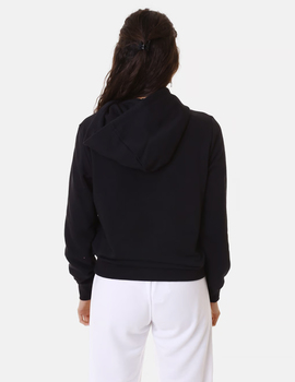 sudadera champion con capucha mujer, negro