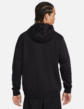 sudadera nike con capucha hombre, negro