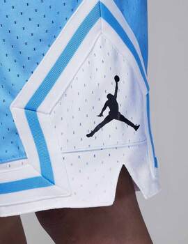short Jordan  AIR DIAMOND celeste/blanco