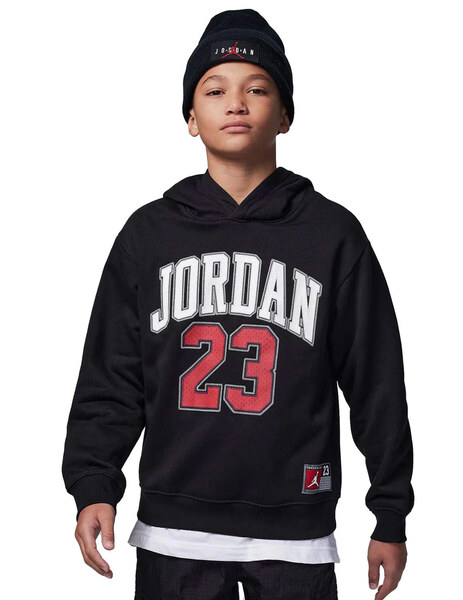 sudadera Jordan de capucha Kids, negro