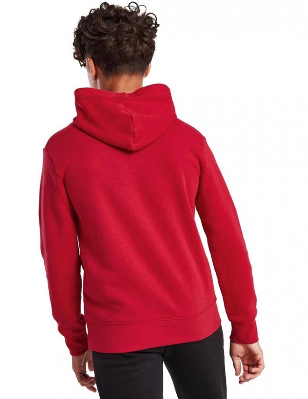 sudadera Jordan de capucha Kids, rojo