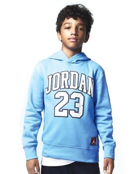 sudadera Jordan de capucha Kids, azul celeste