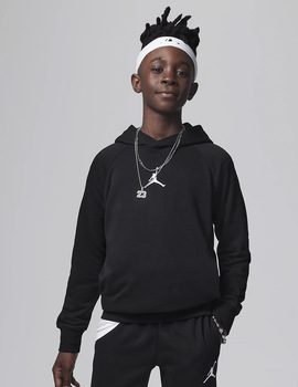 sudadera de capucha Jordan niño, negro