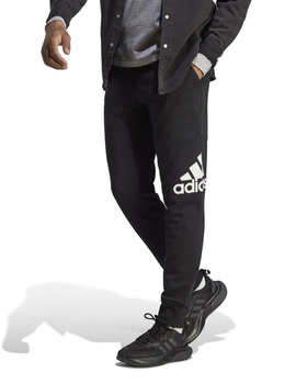 pantalón chandal de algodón adidas hombre, negro