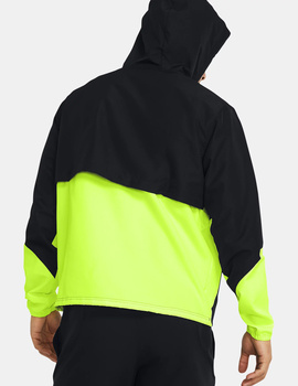 paravientos UNDER ARMOUR hombre, negro/fluor