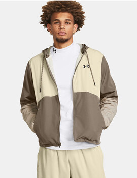 paravientos UNDER ARMOUR hombre, beige/verde