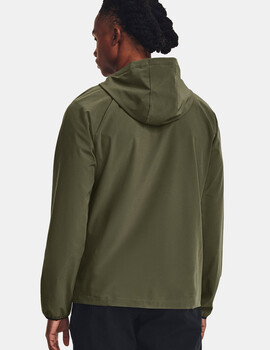 chubasquero paravientos under armour hombre, verde