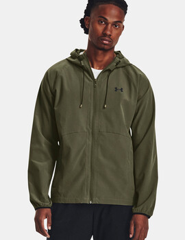 chubasquero paravientos under armour hombre, verde