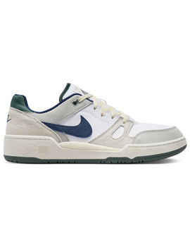 zapatilla nike  FULL FORCE LOW , blanco/marino