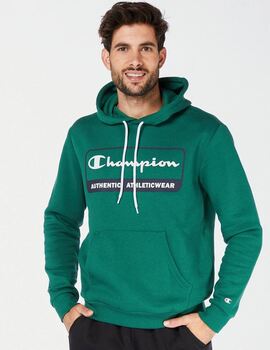 sudadera de capucha hombre champion verde