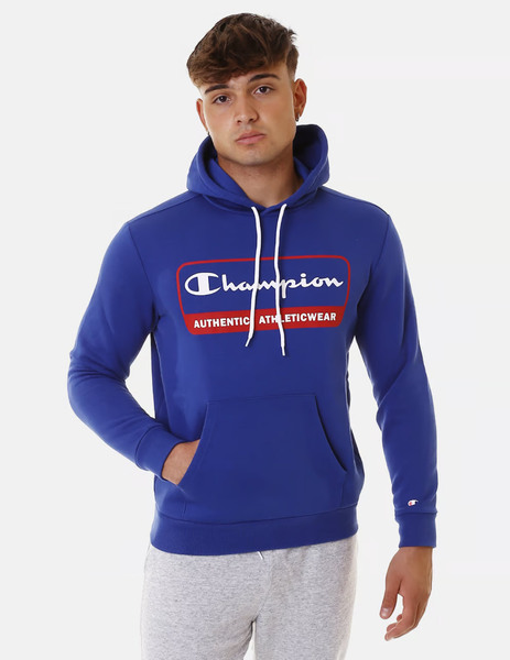 sudadera de capucha hombre champion azulon