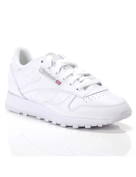 zapatilla reebok junior CLASSIC LEATHER  blanca