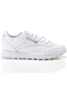 zapatilla reebok junior CLASSIC LEATHER  blanca