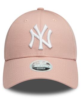 gorra mujer NEW ERA LEAGUE ESSENTIAL, rosa pastel