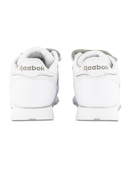 zapatilla reebok classic leather niño blanco