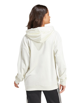 sudadera adidas mujer con capucha blanco