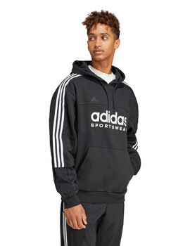 sudadera hombre adidas TIRO capucha negro