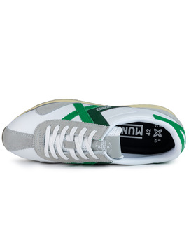 zapatilla munich hombre SAPPORO 173, blanco/verde