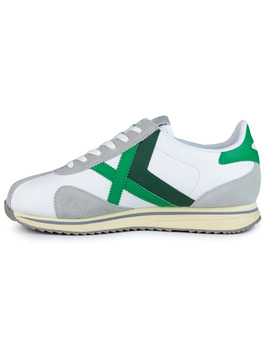 zapatilla munich hombre SAPPORO 173, blanco/verde