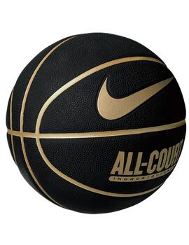 balón de baloncesto nike  ELITE ALL COURT talla 7, negro/oro
