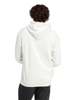 sudadera capucha adidas hombre, blanco