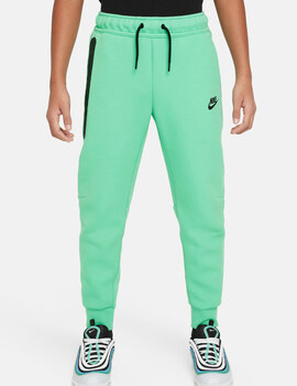 pantalón nike junior  TECH FLEECE verde