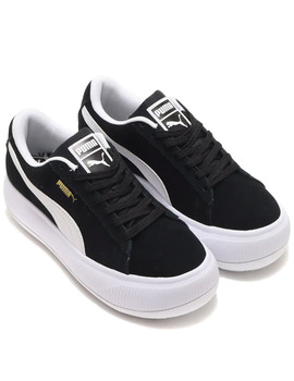 ZAPATILLA PUMA SUEDE MAYU, PLATAFORMA NEGRA