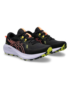 zapatilla running asics GEL-EXCITE TRAIL 2, mujer, negro/coral