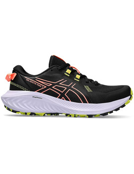 zapatilla running asics GEL-EXCITE TRAIL 2, mujer, negro/coral