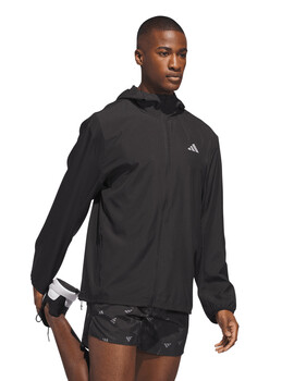 paravientos adidas, hombre RUN IT JACKET, negro