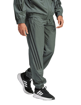 pantalón adidas hombre microfibra verde con puño