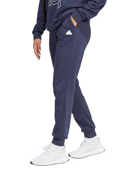 pantalón de chandal adidas mujer con puño, marino