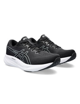 zapatilla running hombre asics GEL-PULSE 15, negro/blanco