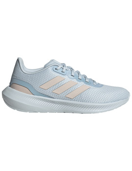 zapatilla adidas running mujer RUNFALCON 3.0, celeste/rosa