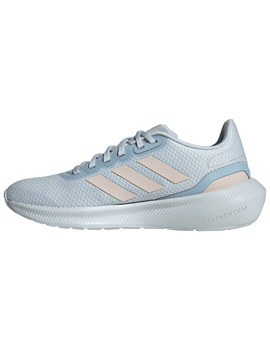 zapatilla adidas running mujer RUNFALCON 3.0, celeste/rosa