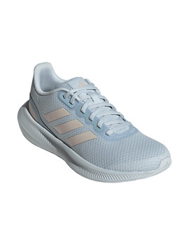 zapatilla adidas running mujer RUNFALCON 3.0, celeste/rosa