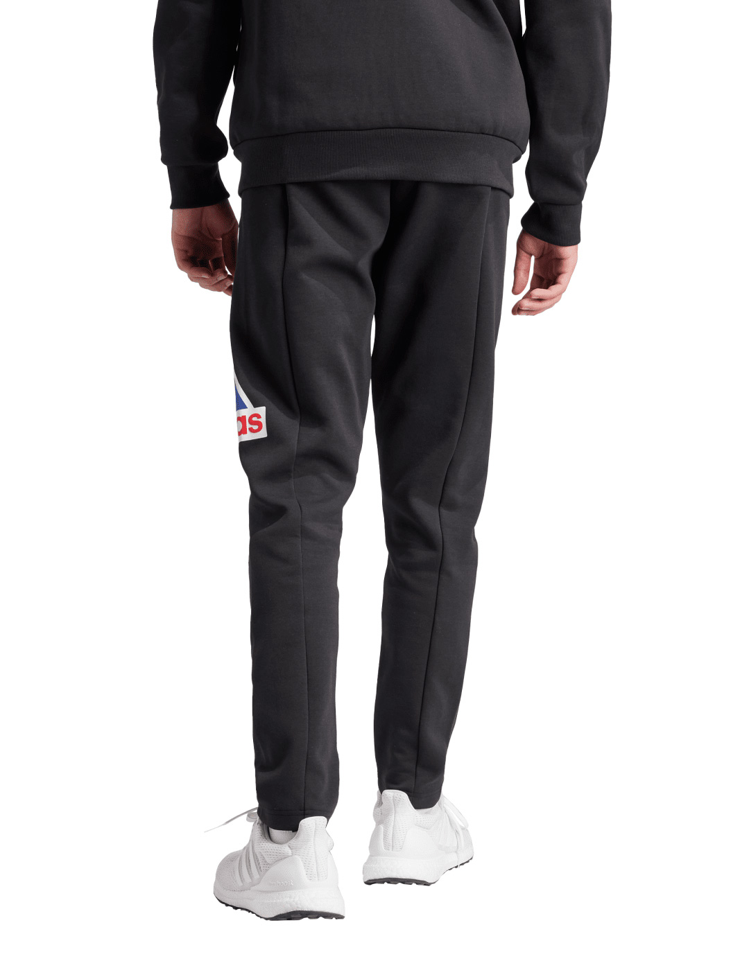 pantalón adidas hombre negro logo grande