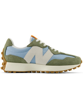 zapatilla new balance hombre U327, verde oliva