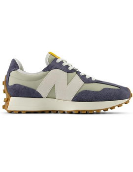 zapatilla new balance hombre U327, verde/vino