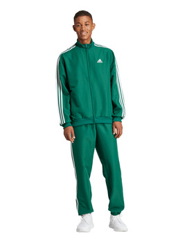 chandal adidas hombre tres banda microfibra, verde/blanco