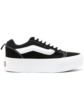 zapatilla vans plataforma KNU STACK, negro/blanco