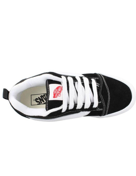 zapatilla vans plataforma KNU STACK, negro/blanco