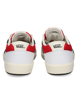 zapatilla vans LOWLAND CC, blanco/gris/rojo