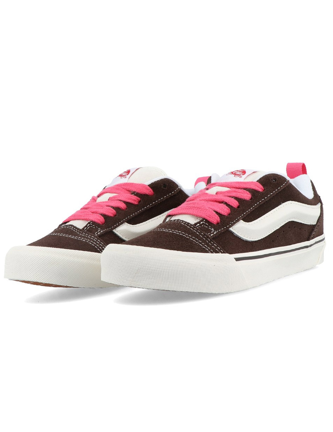 zapatilla vans KNU SKOOL, marrón/blanco/rosa