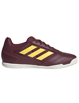 zapatilla adidas fútbol sala junior SUPER SALA 2, granate/oro