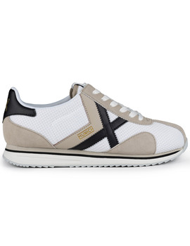 zapatilla munich hombre SAPPORO 179, blanco/marino/beige