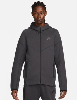 sudadera abierta nike TECH FLEECE hombre, gris